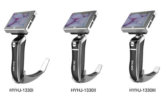 Rechargeable Lithium Battery Disposable Video Laryngoscope Ergonomic Streamlined Handle