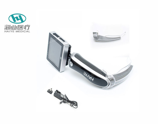 Waterproof LED lightsource Single Use Video Laryngoscope Recharge Lithium Battery