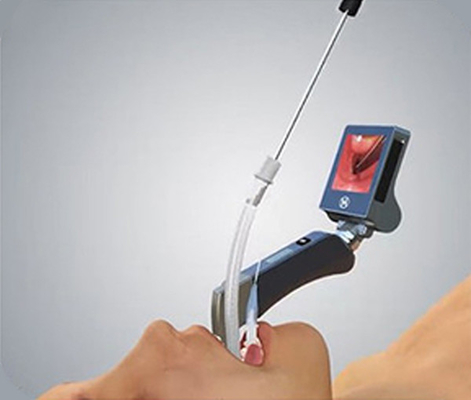 3-inch Full View CMOS Rigid Video Laryngoscope With 5 Sizes Reusable Blades