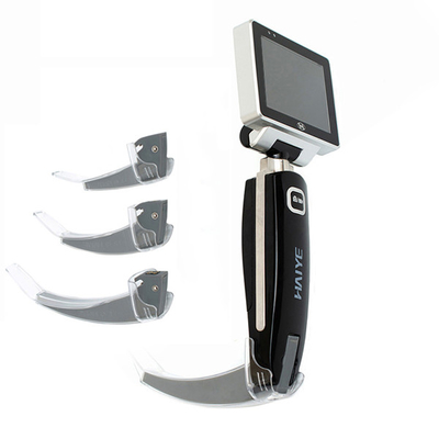 anesthsia stainless steel tracheal laryngeal video laryngoscope for difficult airway intubation use