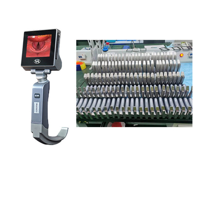 3 Inch Screen Surgical Endoscope Intubation Reusable Video Laryngoscope FOV 72 Degree