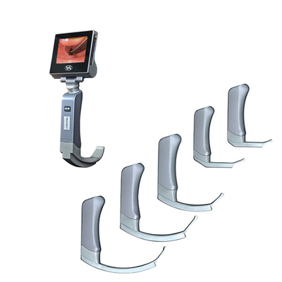 2022 Reusable Stainless Steel Adult Video Laryngoscope with 5 Blades