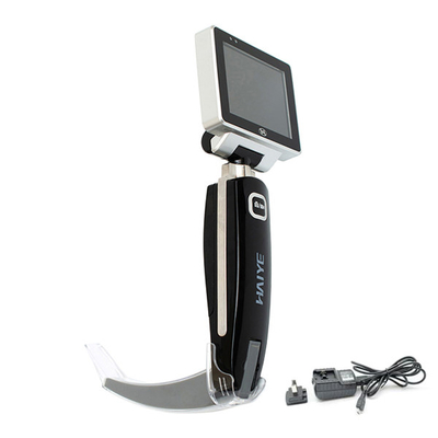 CE 2 Million Pixel 8G Storage Medical Video Laryngoscope With 3 Disposable Blades